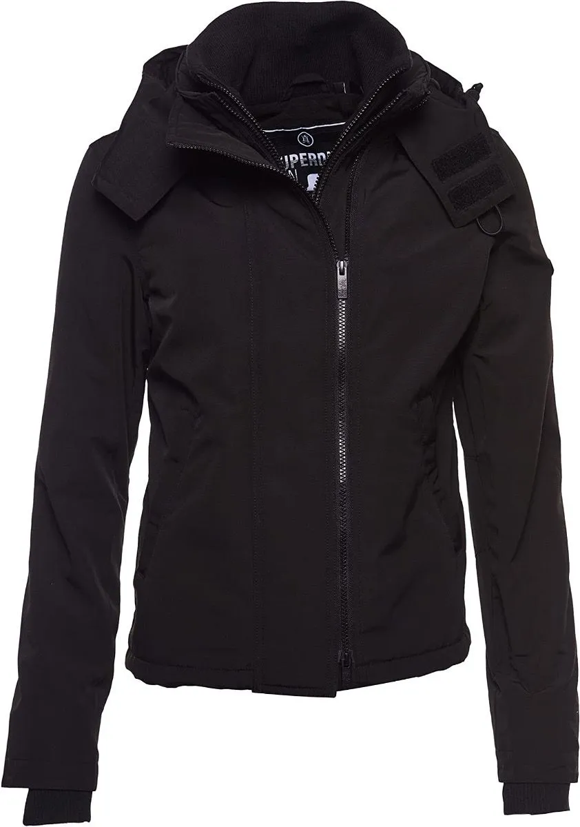 Superdry Womens Ottoman Windcheater Jacket Black