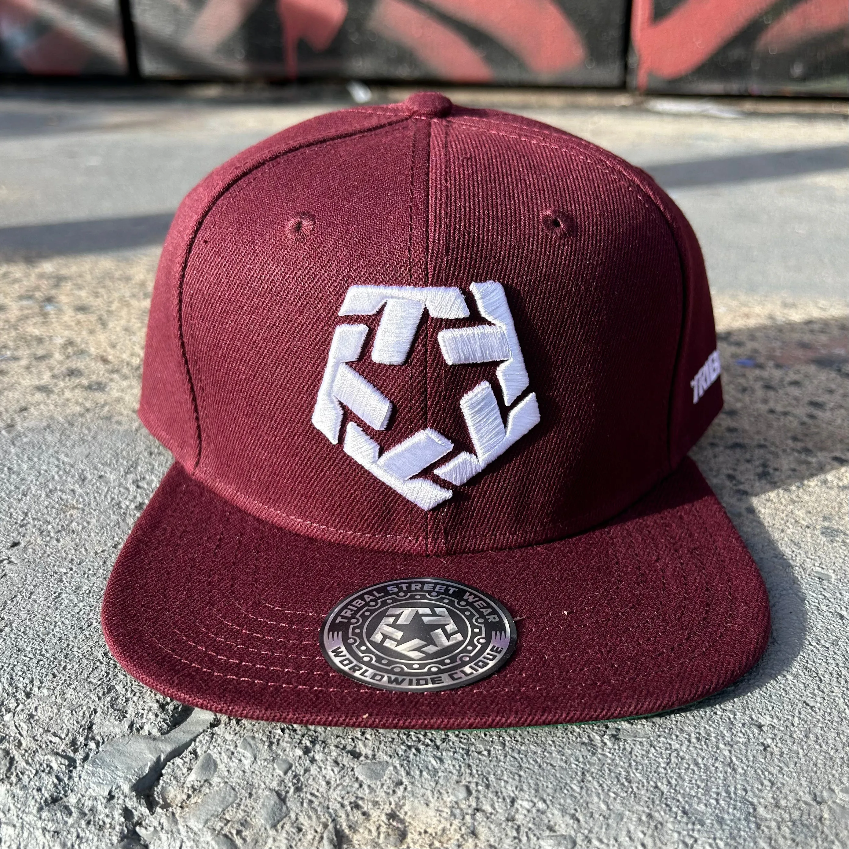 T Star Hat (burgundy)