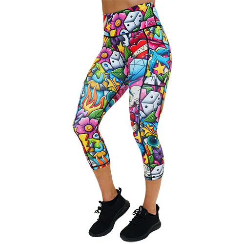 Tattoo Smash Leggings