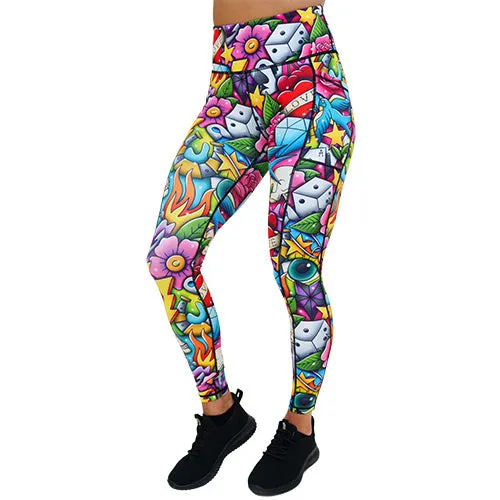 Tattoo Smash Leggings