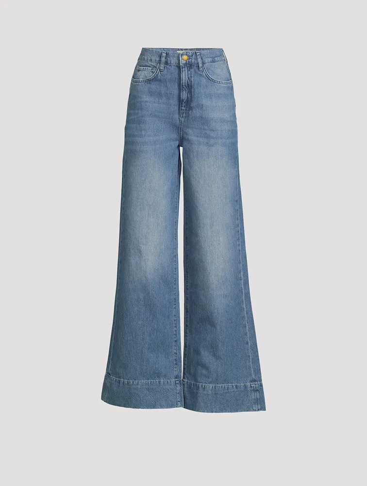 TRIARCHY Ms. Onassis High-Rise Wide-Leg Jeans