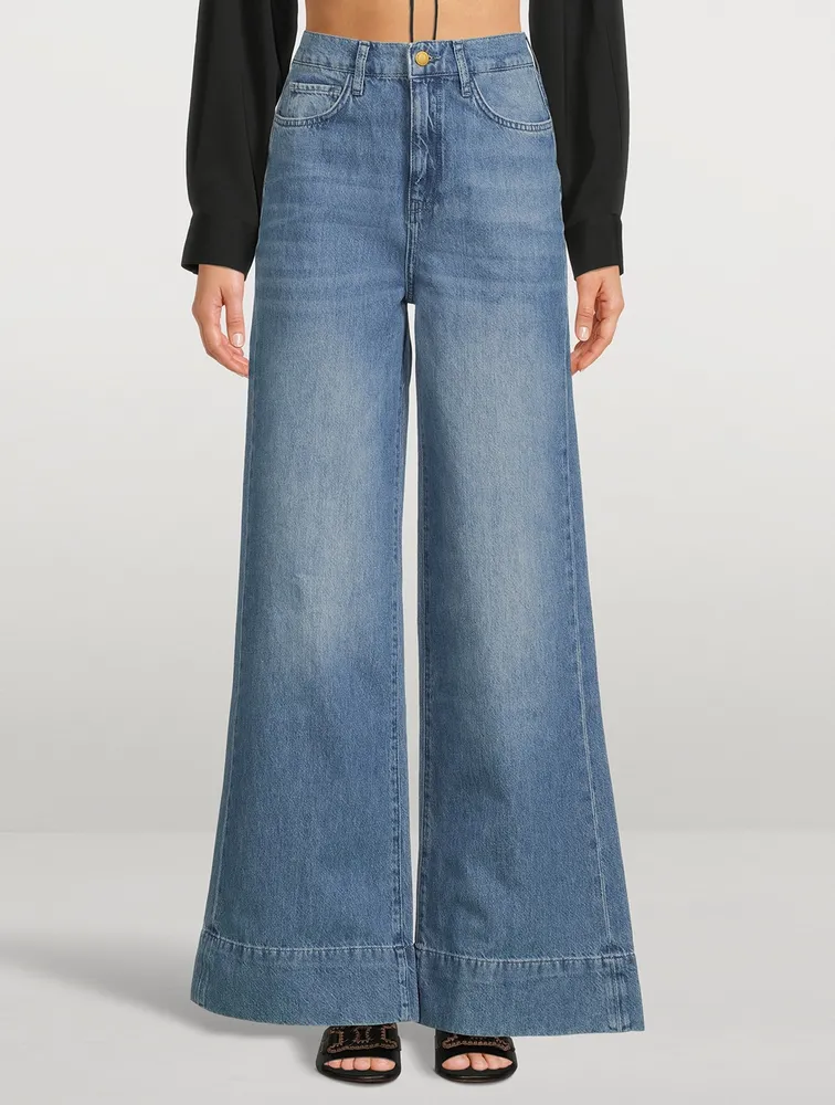 TRIARCHY Ms. Onassis High-Rise Wide-Leg Jeans