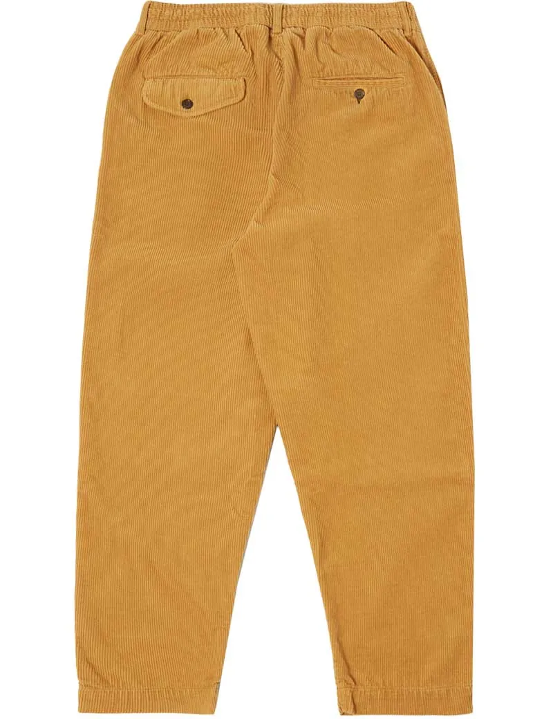 Universal Works Pleated Cord Track Pant Corn