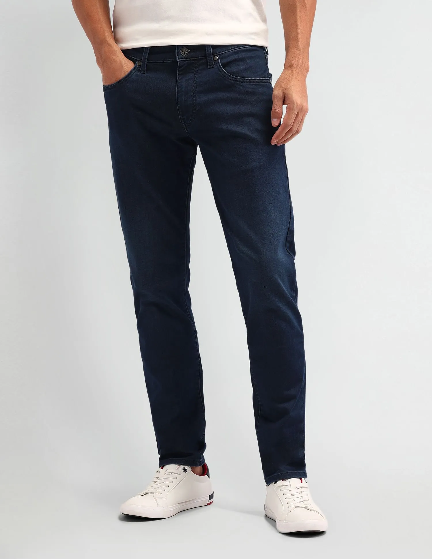 U.S. Polo Assn. Denim Co. Brandon Slim Tapered Blue Jeans