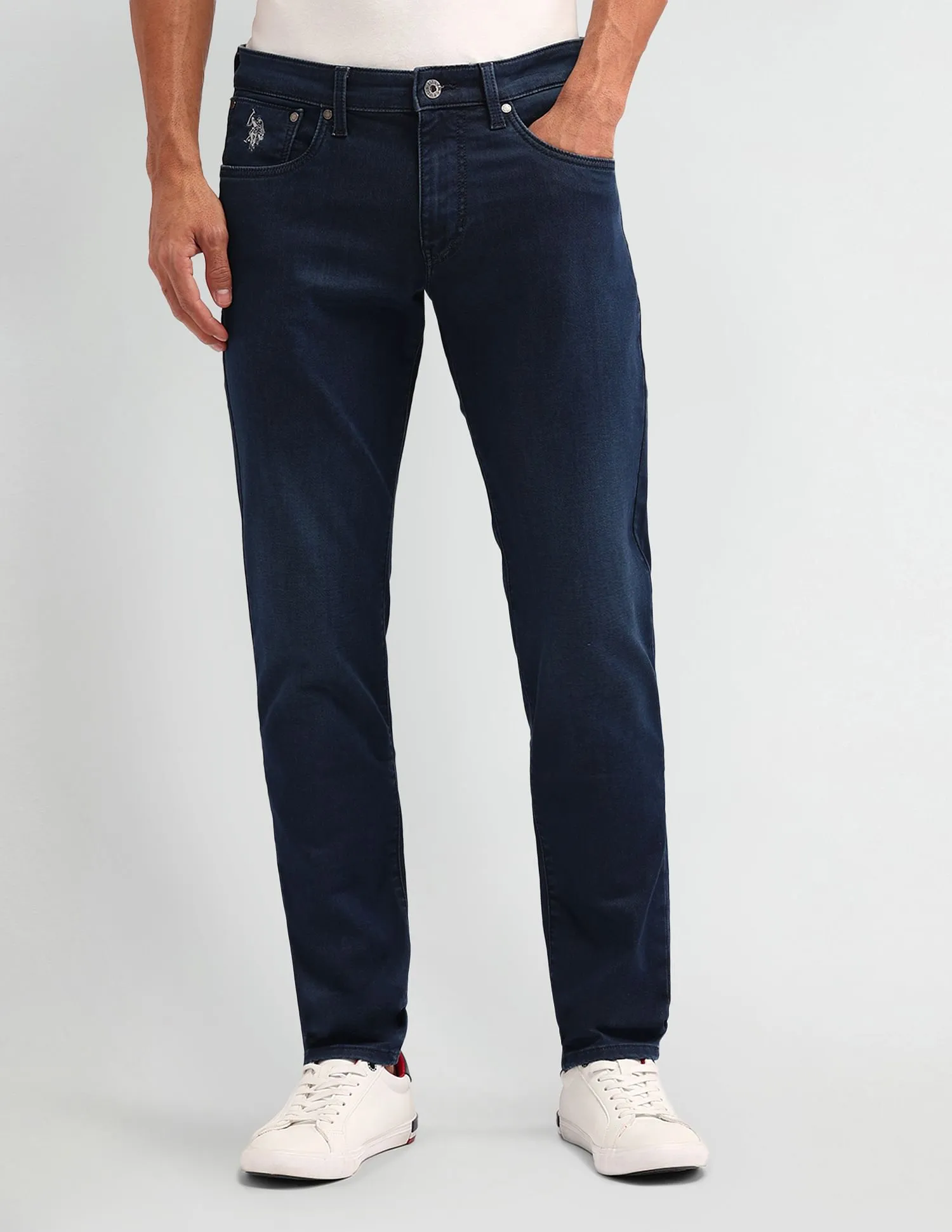 U.S. Polo Assn. Denim Co. Brandon Slim Tapered Blue Jeans