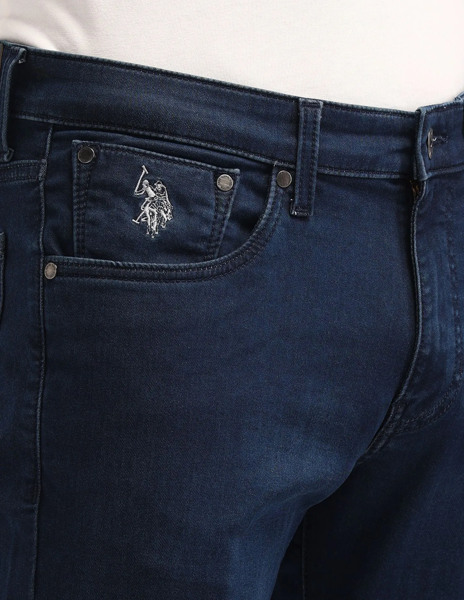 U.S. Polo Assn. Denim Co. Brandon Slim Tapered Blue Jeans