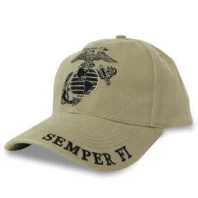 USMC Semper Fi Hat (Tan)