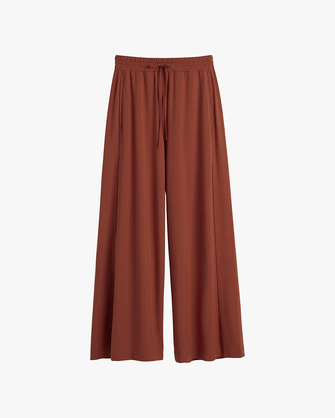 Wide-Leg Drawstring Pant