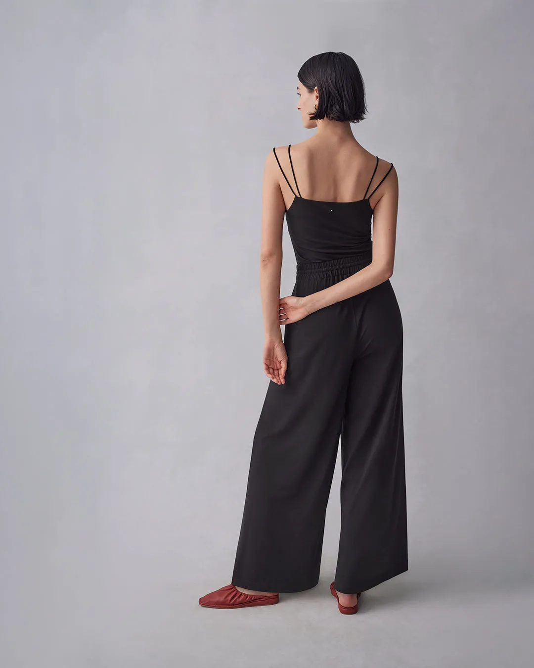 Wide-Leg Drawstring Pant