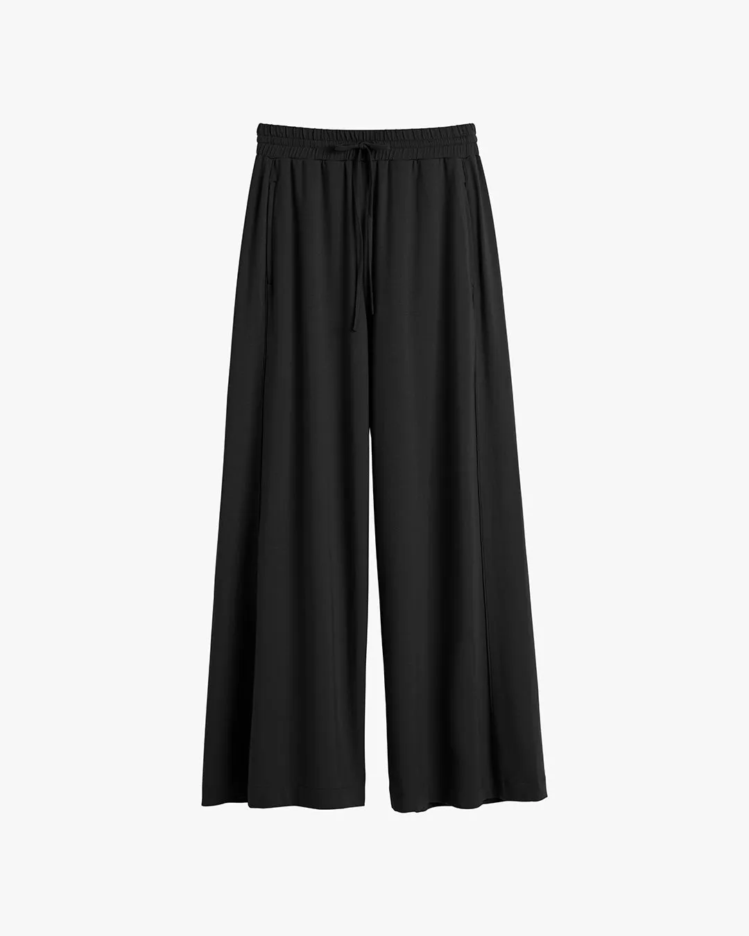 Wide-Leg Drawstring Pant