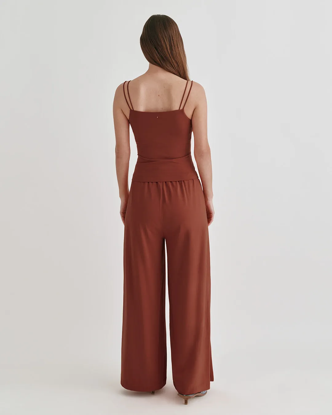 Wide-Leg Drawstring Pant