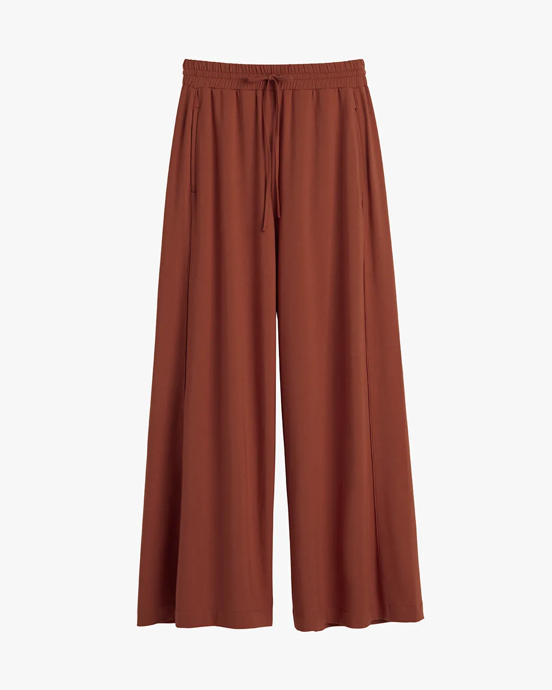 Wide-Leg Drawstring Pant