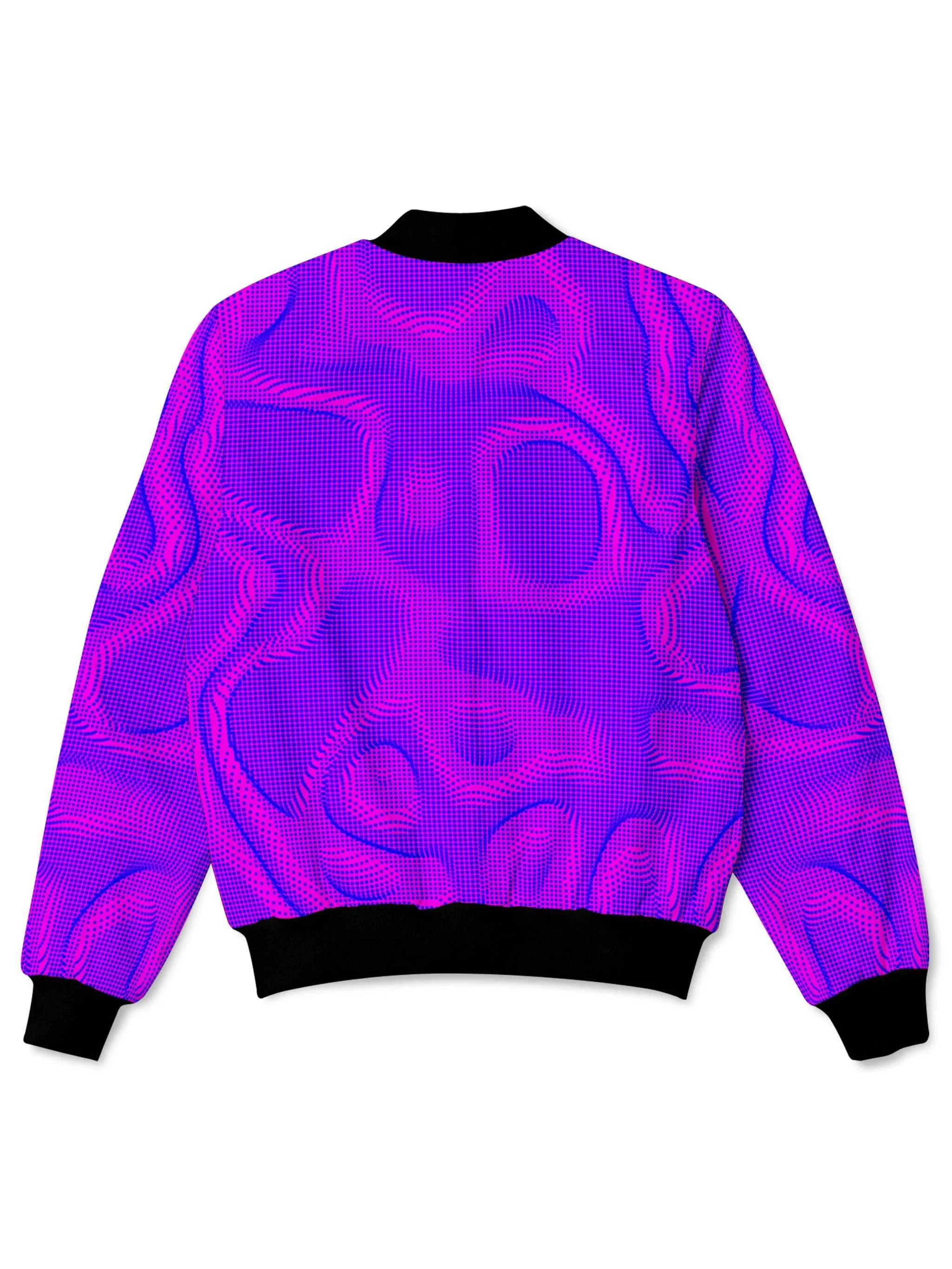 Wild Berry Halftone Bomber Jacket