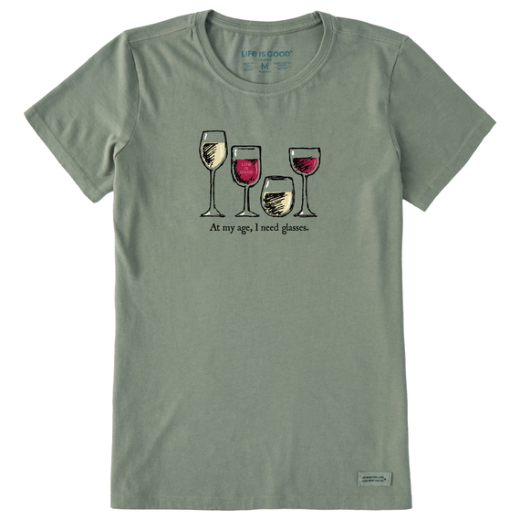 Women's I Need Wine Glasses Short Sleeve  Tee