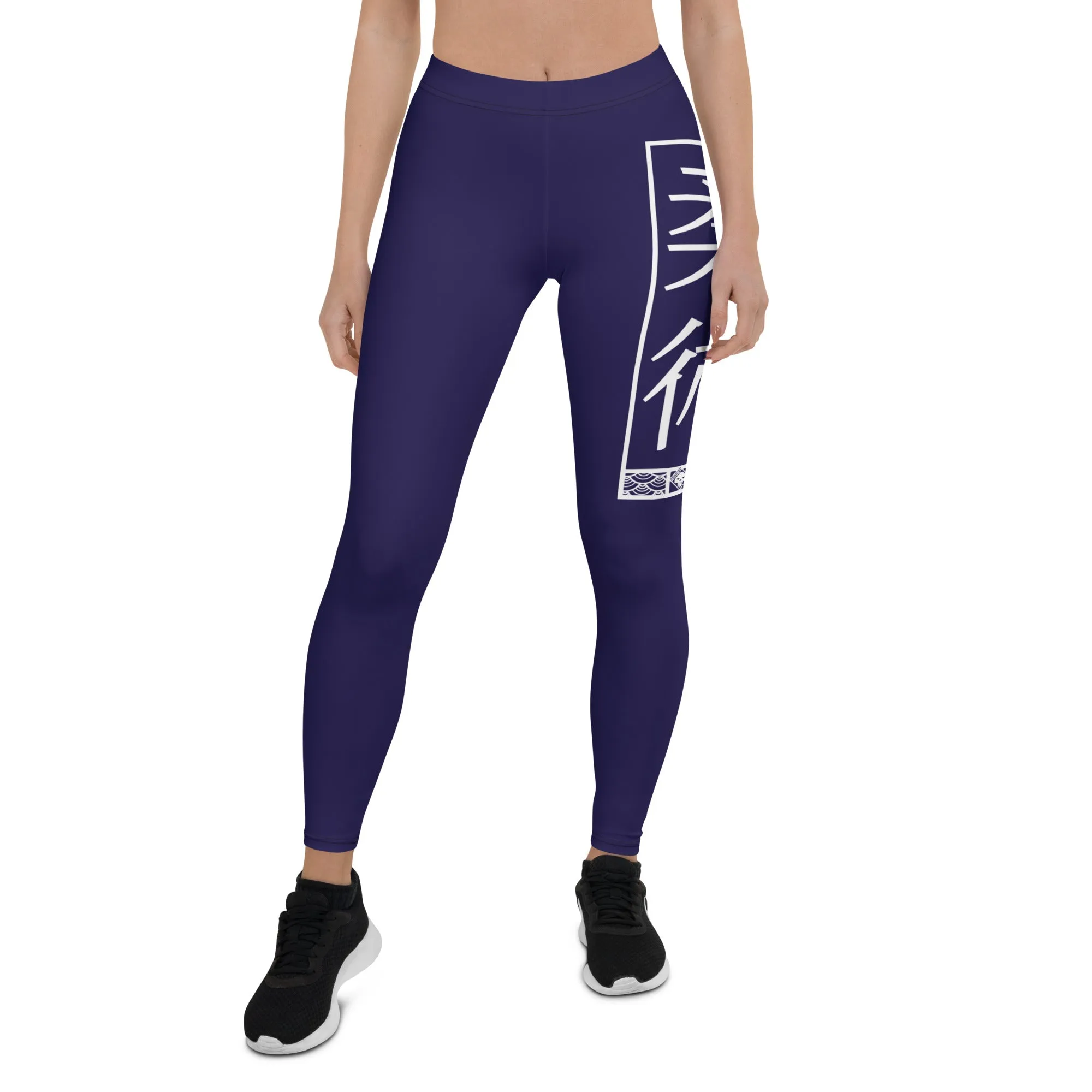 Women's Yoga Pants Workout Leggings For Jiu Jitsu 002 - Midnight Blue