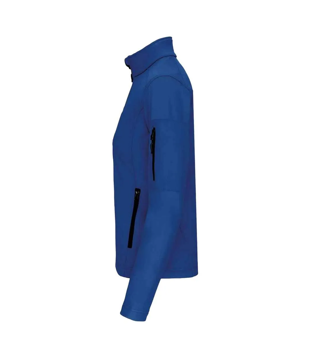 Womens/ladies soft shell jacket dark royal blue Kariban