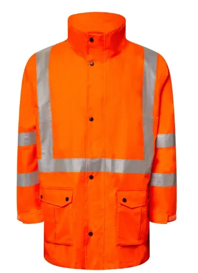 Workcraft Hi Vis NSW Rail jacket with X-Tape