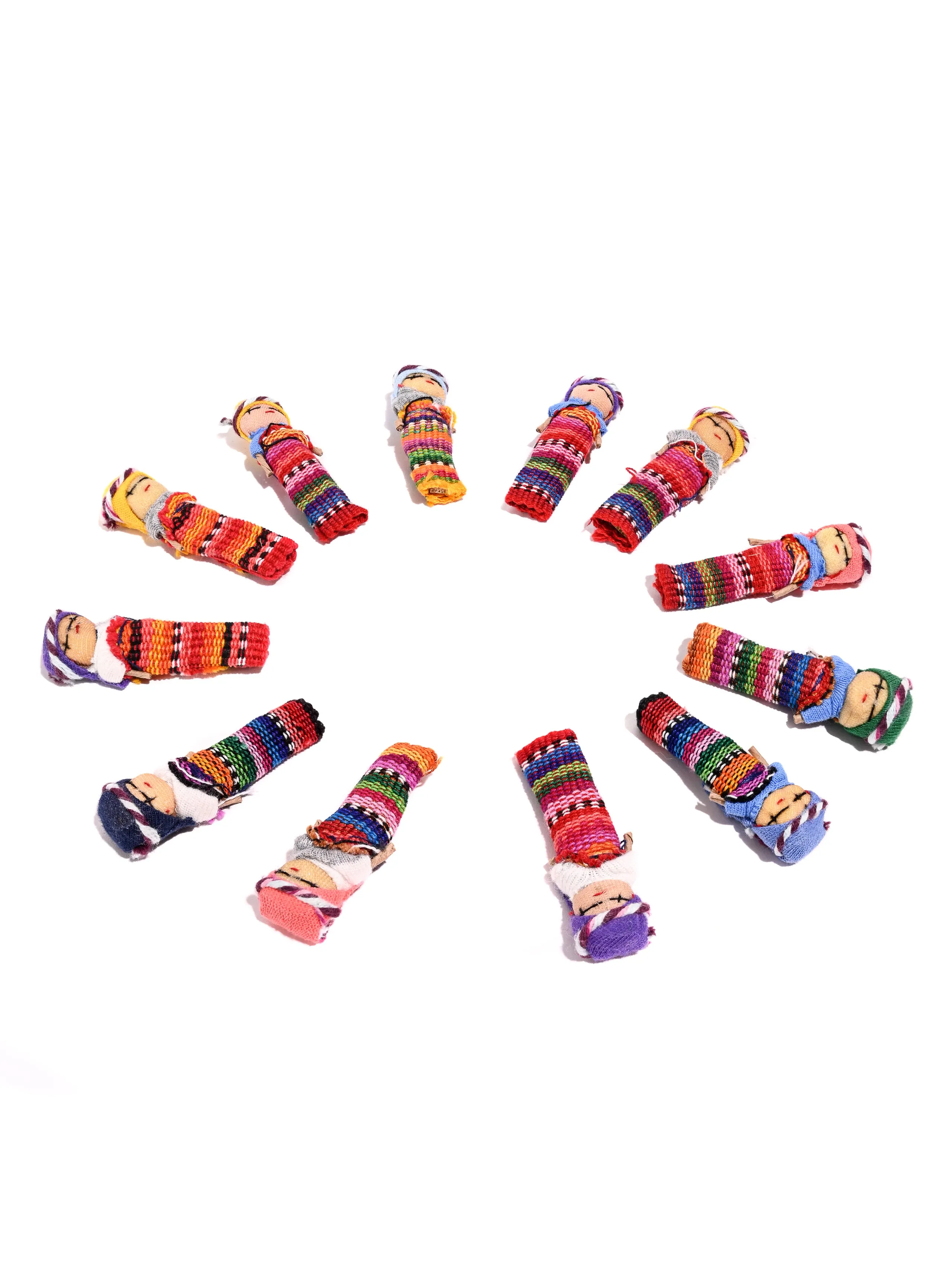 Worry Dolls - 2 inch- Set of 12