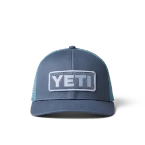 YETI Logo Badge Trucker Hat-Indigo