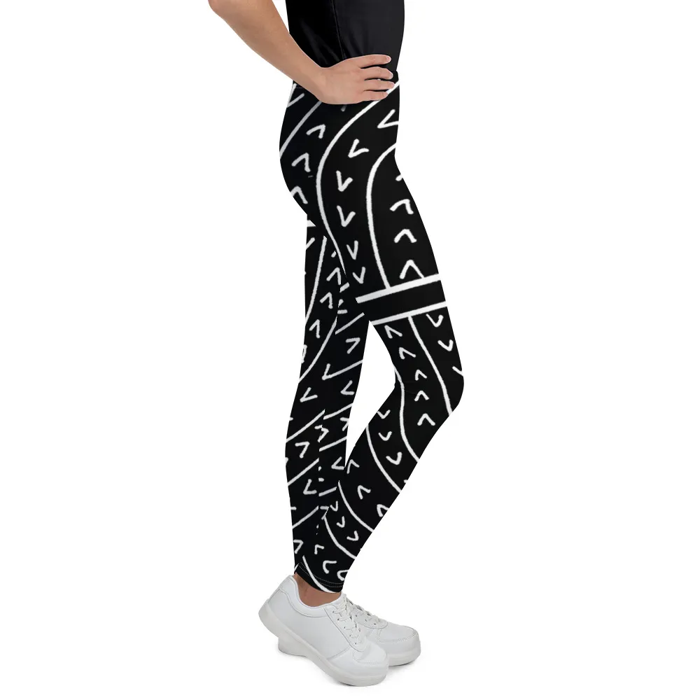 Youth Leggings The Vowel O