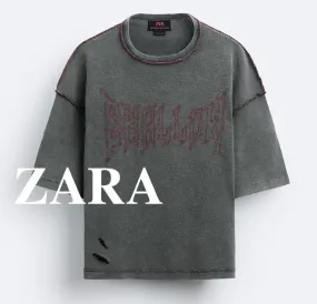 ZARA  |Logo T-Shirts