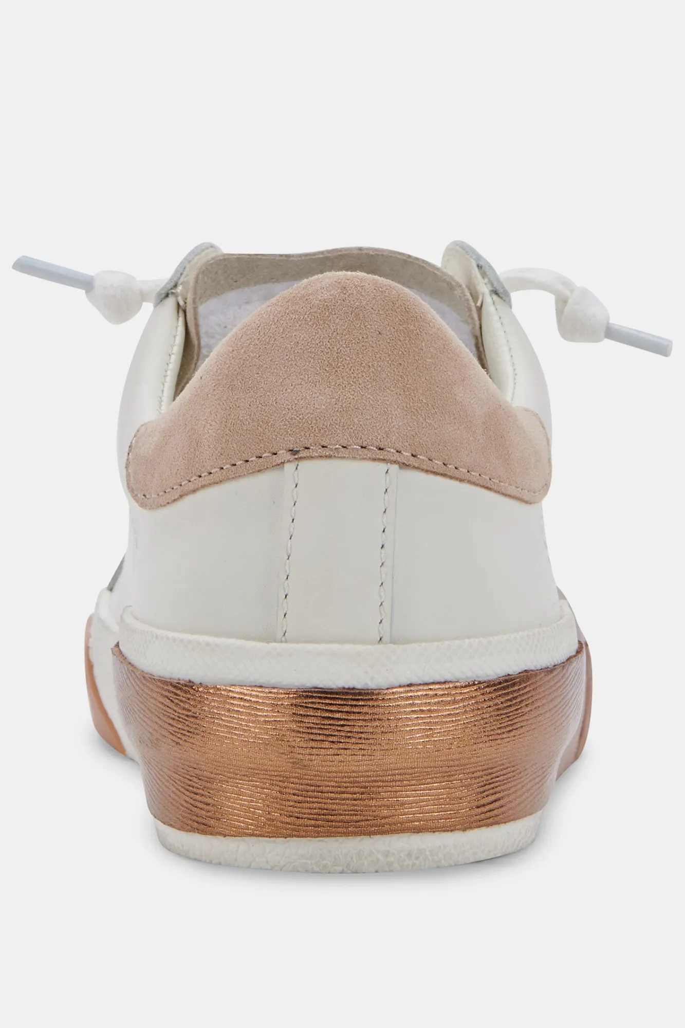 Zina Sneaker - White/Tan Leather